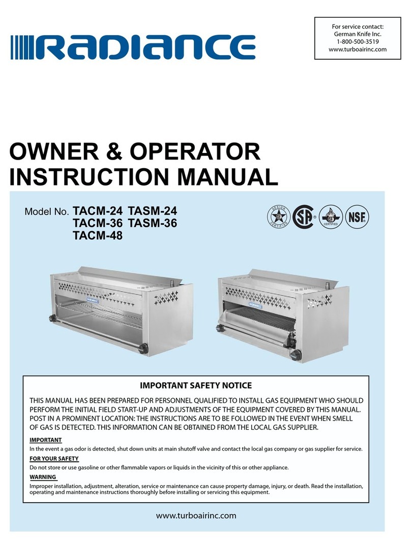 radiance TACM-24 Specifications