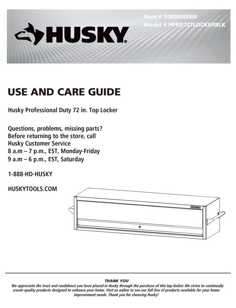 Husky HPRO72TLOCKERBLK User manual