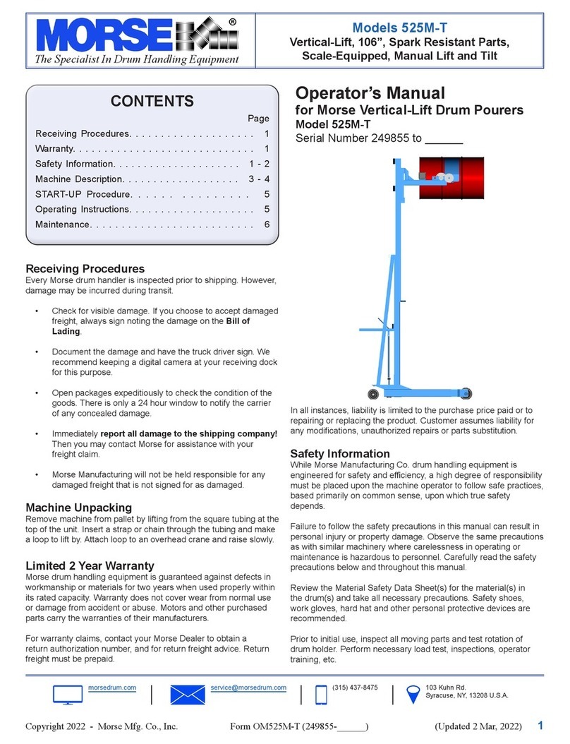 morse 525M-T Operator's manual morse 525M-T Operator's manual