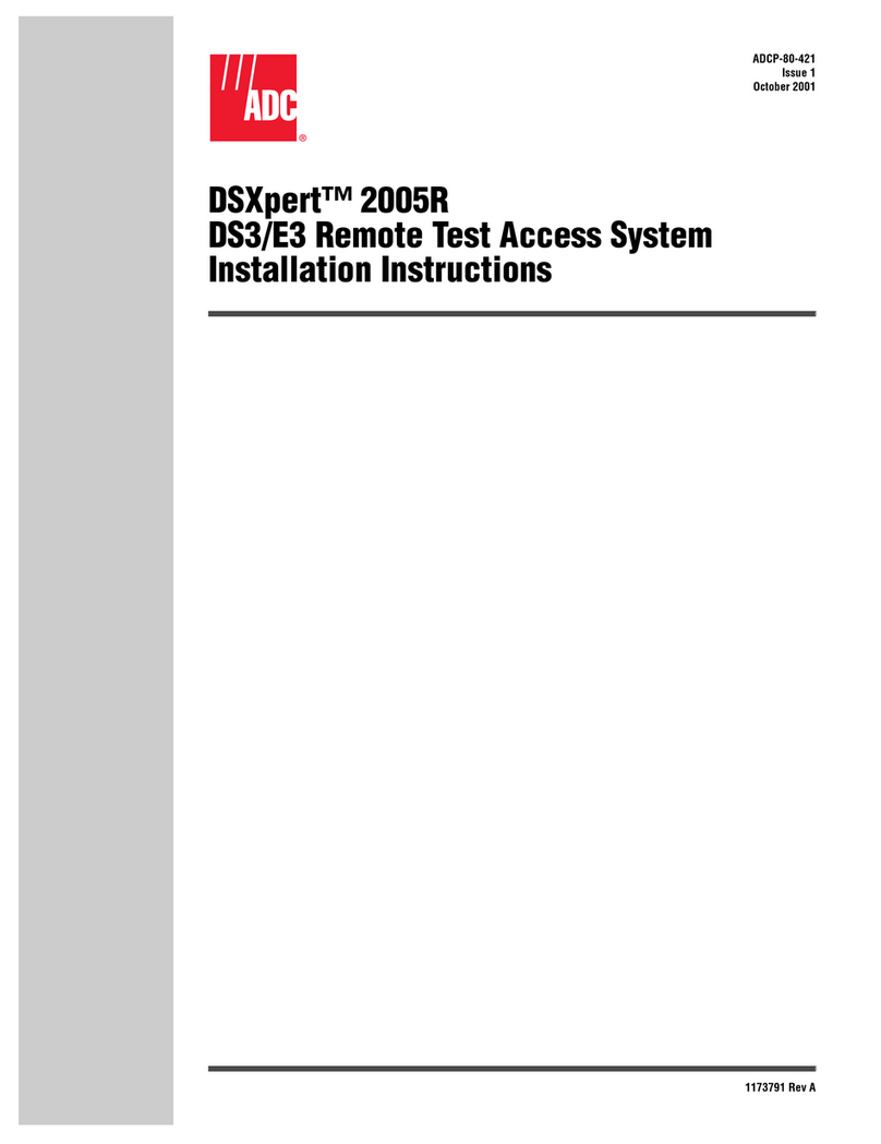 ADC DSXpert 2005R installation instructions