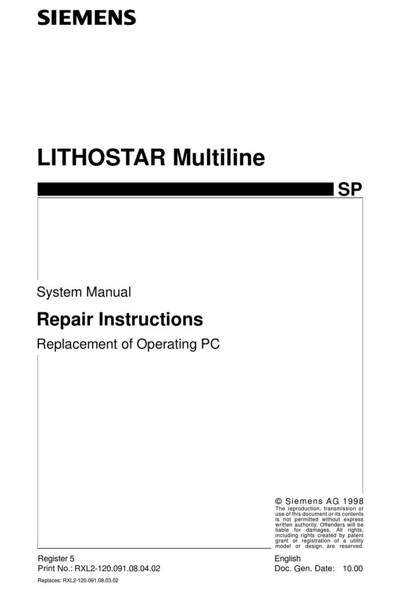 Siemens LITHOSTAR Multiline Setup guide