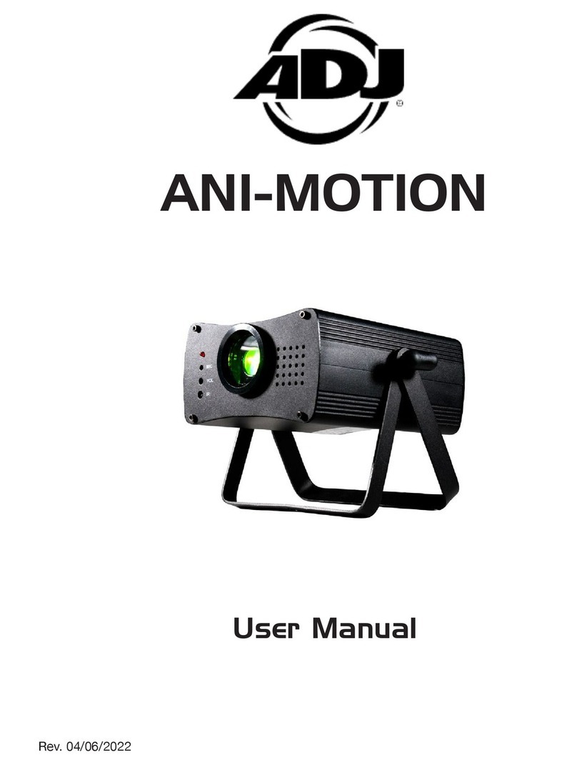 ADJ ANI-MOTION User manual