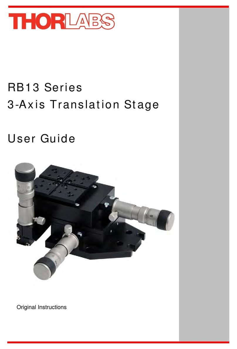 THORLABS RollerBlock RB13 Series user guide