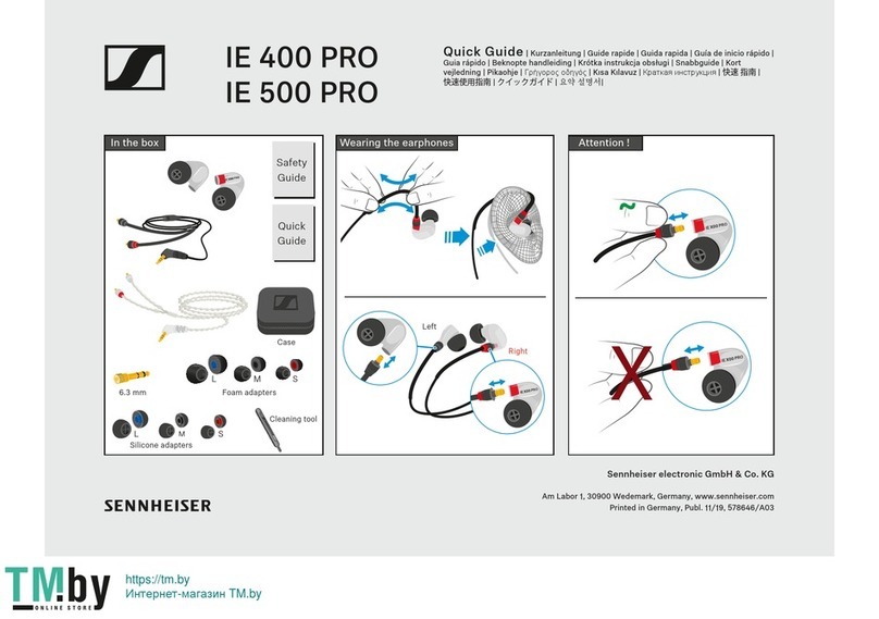 TM IE 400 PRO quick guide