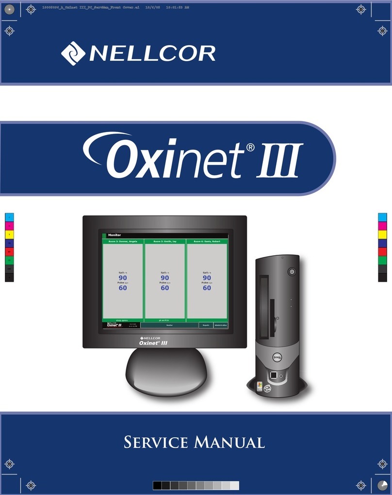 Nellcor Oxinet III Service manual