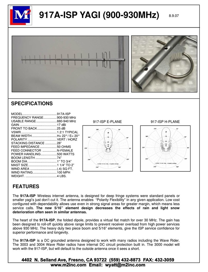 M2 917A-ISP YAGI manual