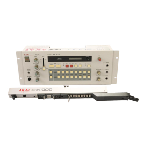 Akai EWI 1000 User manual