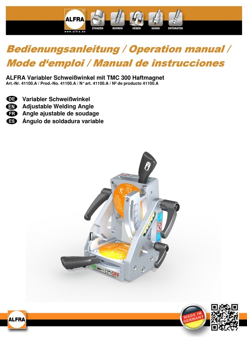 ALFRA 41100.A User manual