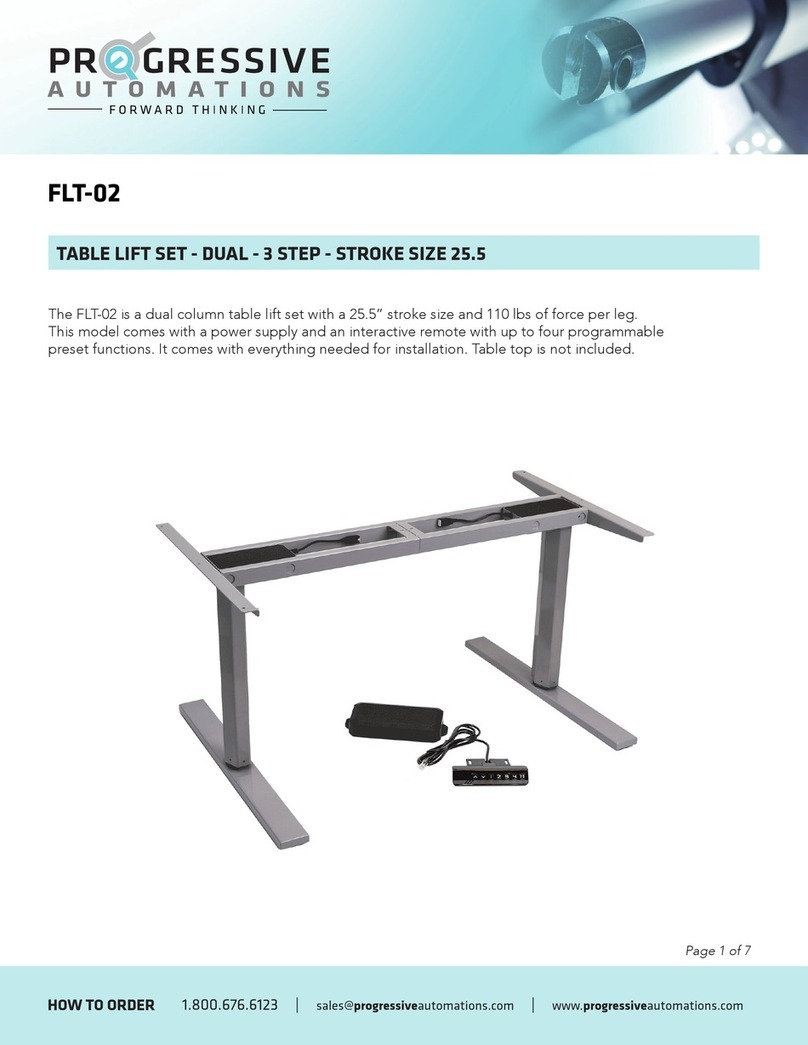 progressive automations flt-02 Assembly instructions