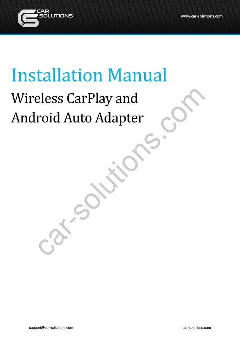 Car Solutions CP-Toyota installation manual