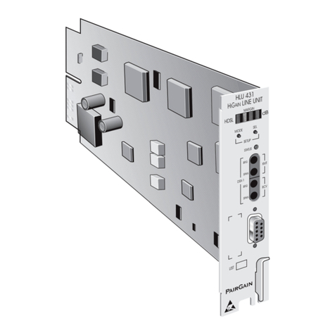 PairGain HLU-431 Quick installation guide