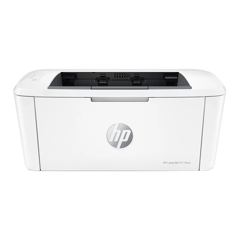 HP LaserJet M109e Series User manual