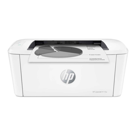 HP LaserJet M109 Series User manual