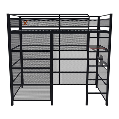 XROCKER BATTLE DEN BUNK 2110801 User manual XROCKER BATTLE DEN BUNK 2110801 User manual