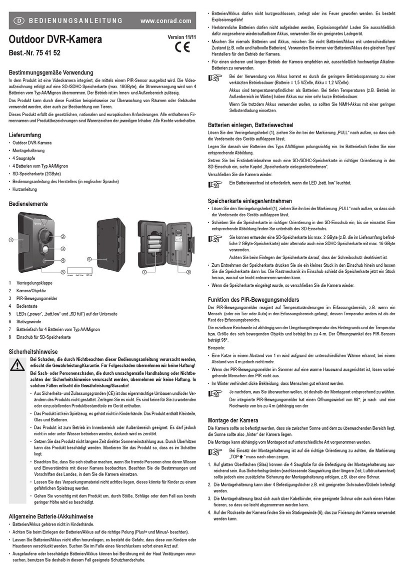 Conrad 754152 User manual Conrad 754152 User manual