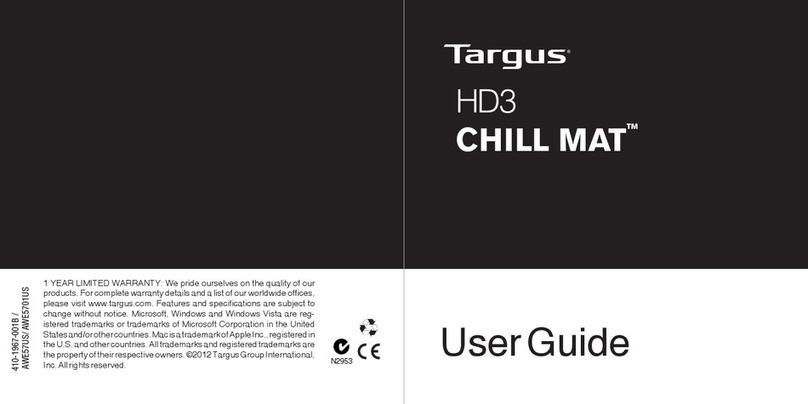 Targus HD3 User manual Targus HD3 User manual