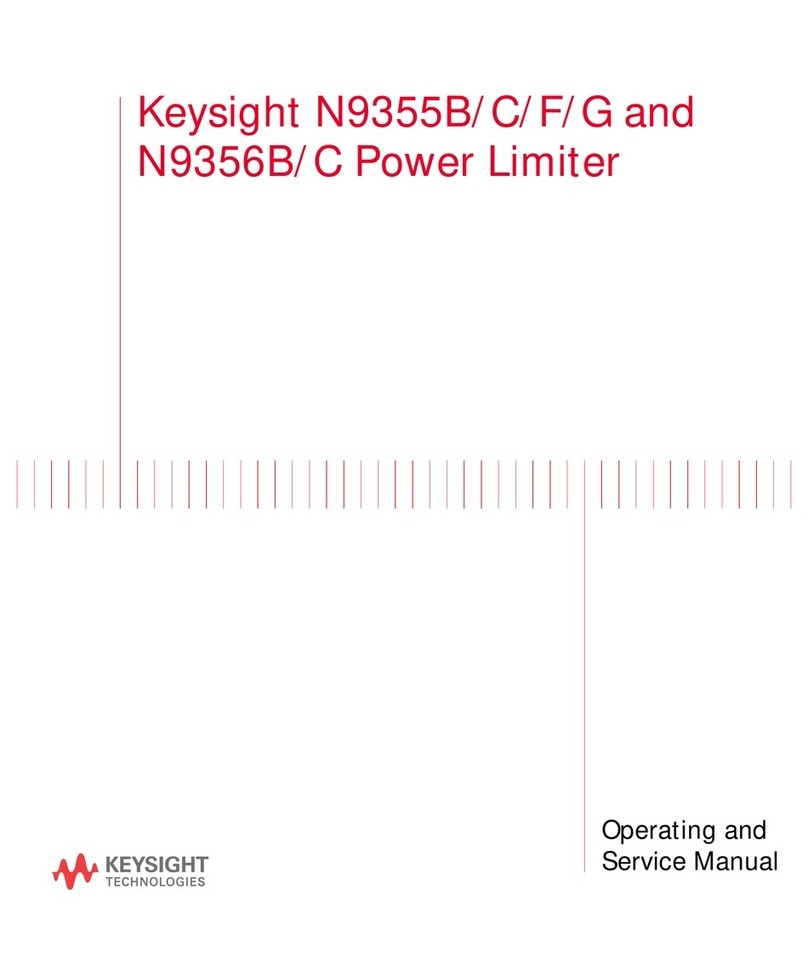Keysight Technologies N9355B Operating and service manual Keysight Technologies N9355B Operating and service manual