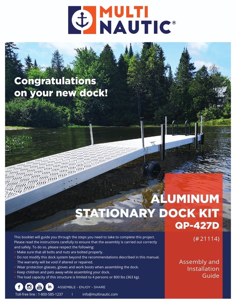 Multi Nautic QP-427D Assembly and installation guide