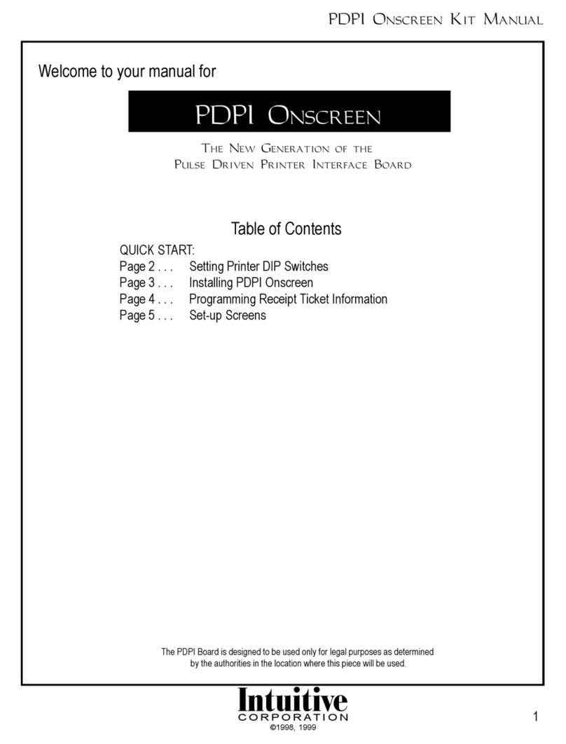 Intuitive PDPI Onscreen manual
