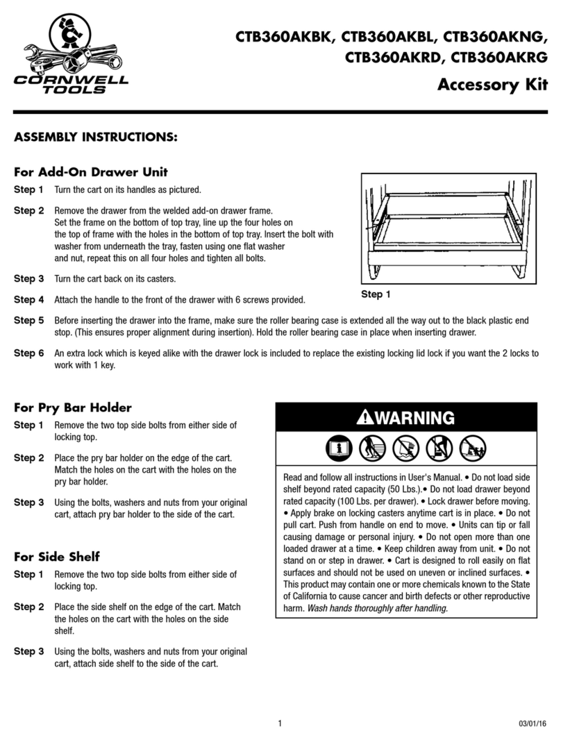 Cornwell Tools CTB360AKBK Assembly instructions