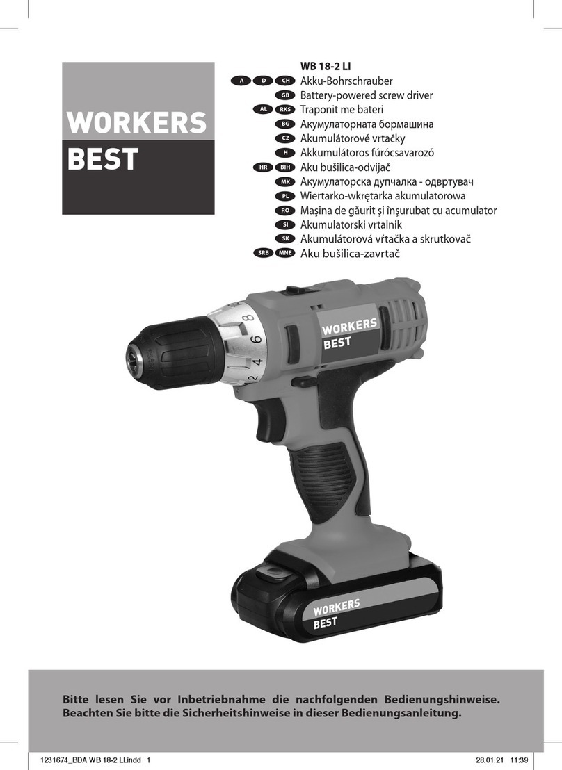 WORKERS BEST WB 18-2 LI manual