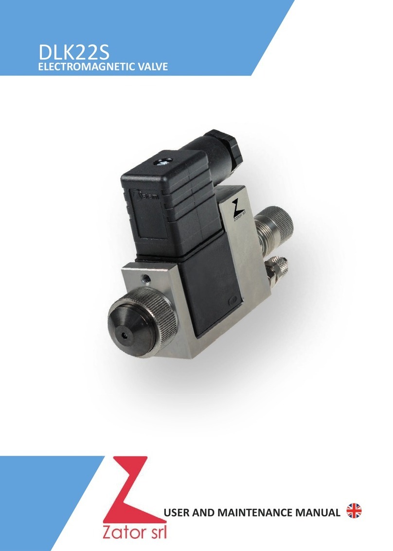 Zator DLK22S Operating instructions