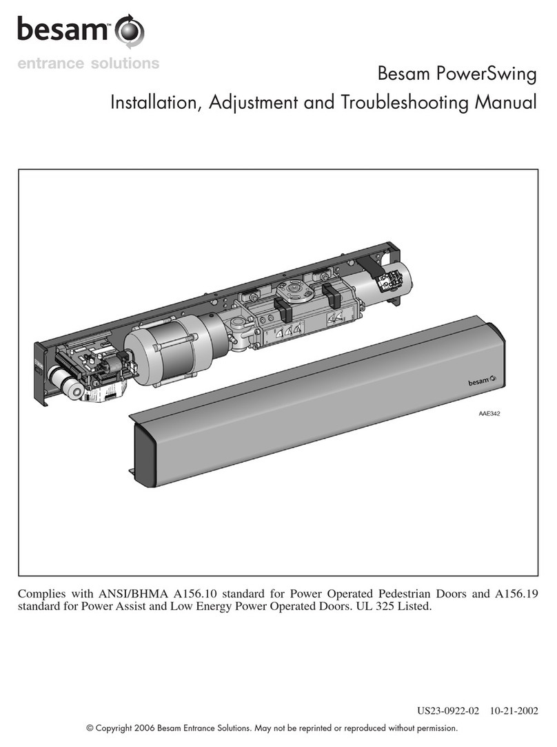 Besam PowerSwing installation manual