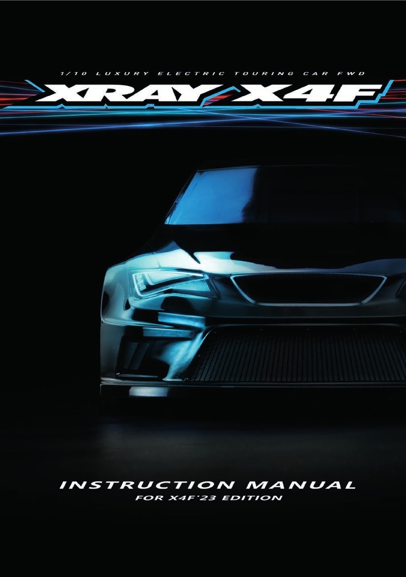 Xray X4F instruction manual