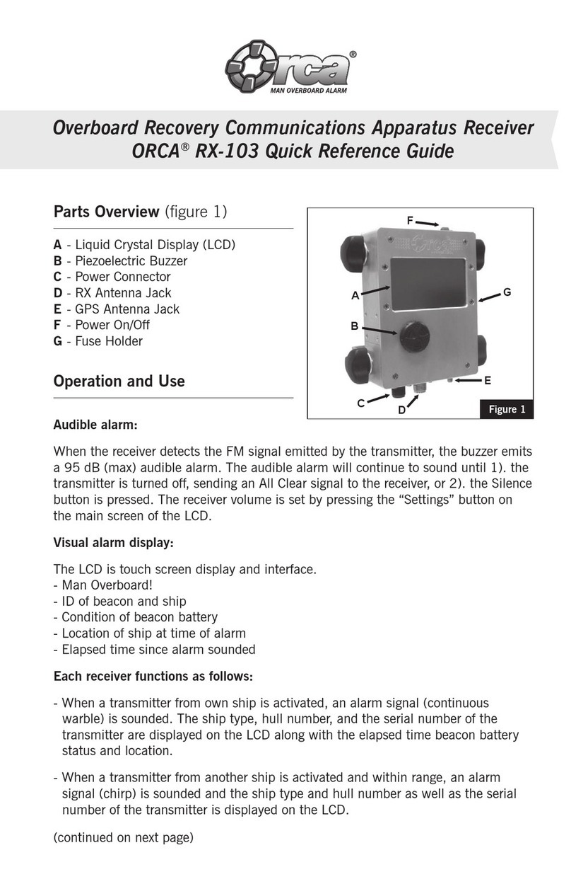 BriarTek ORCA RX-103 User manual