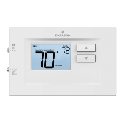 Emerson 1F75C-11NP Installation and operating instructions