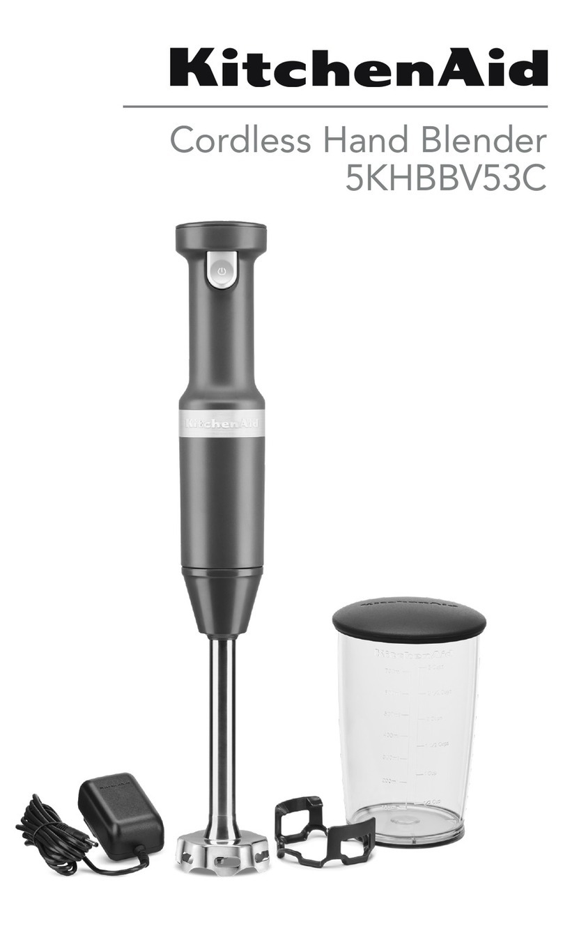 KitchenAid 5KHBBV53C User manual