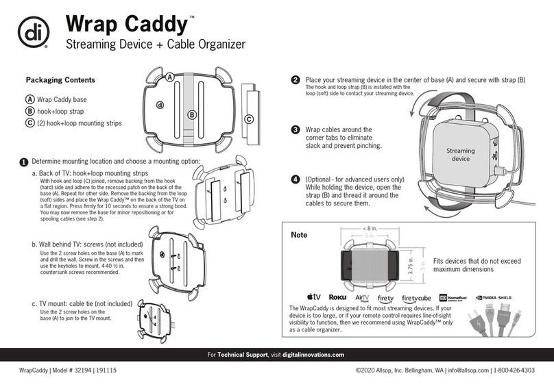 ALLSOP Wrap Caddy User manual