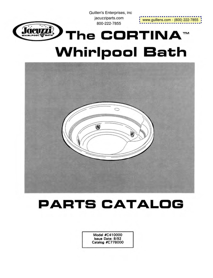 Jacuzzi CORTINA C410000 User manual