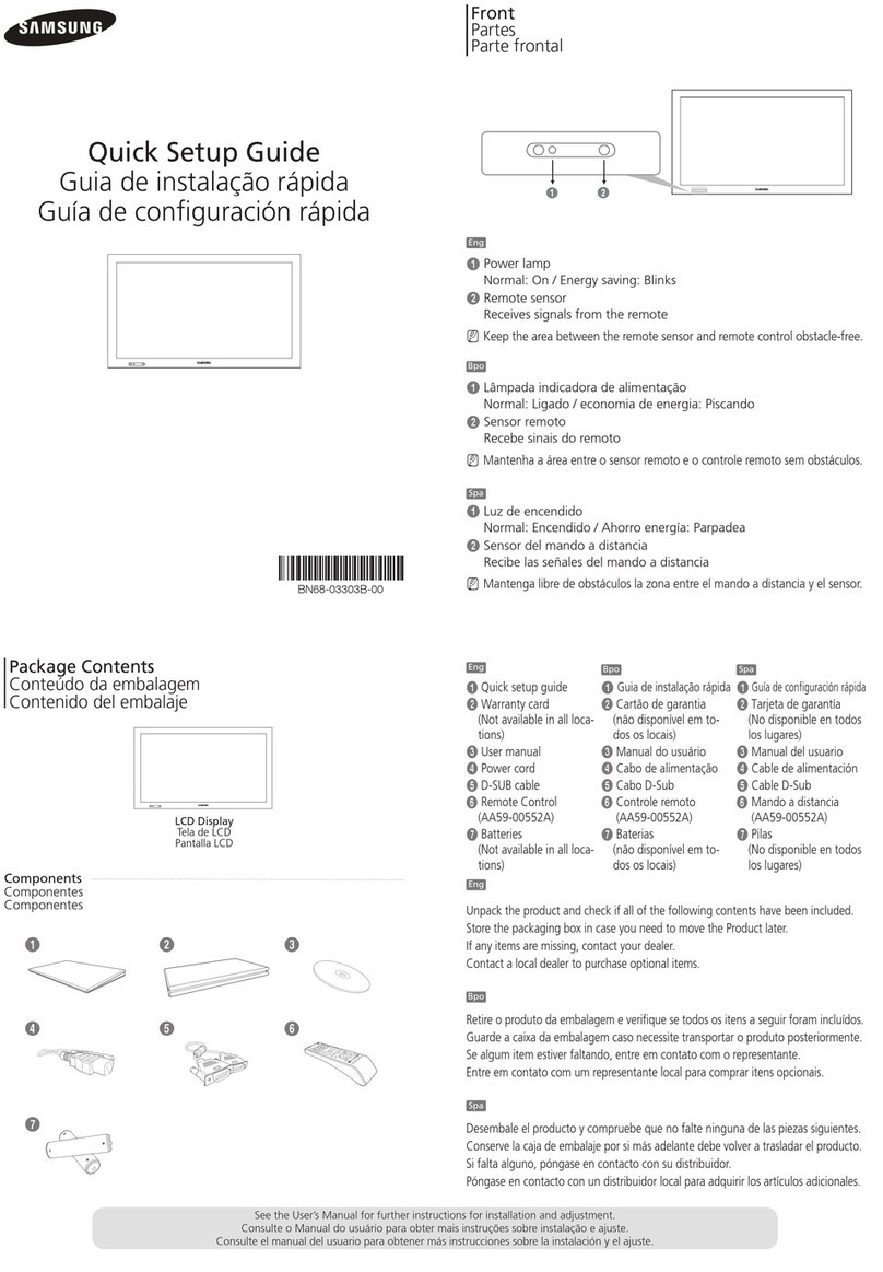 Samsung 320BX User manual