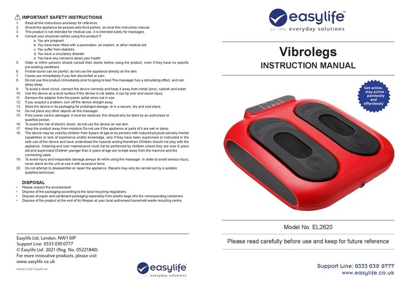 Easylife Vibrolegs User manual