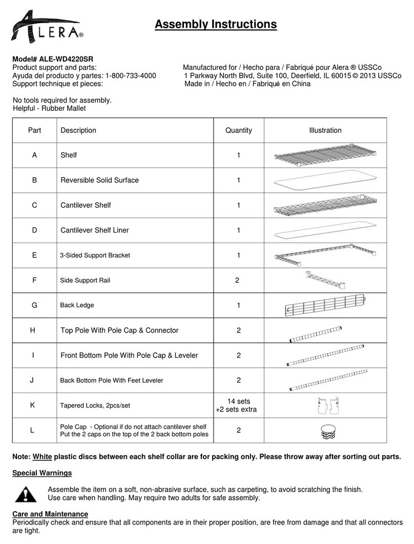 Alera ALE-WD4220SR User manual