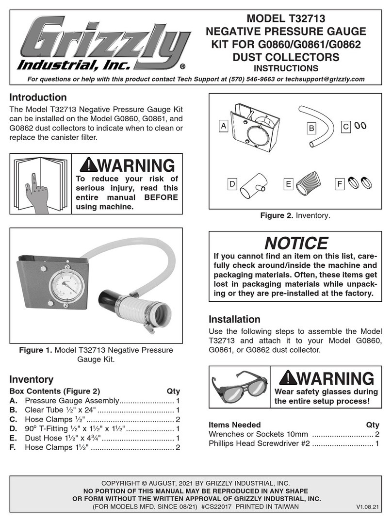Grizzly T32713 User manual