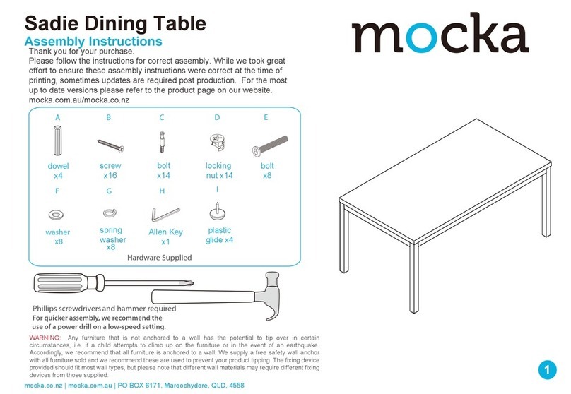 Mocka Sadie User manual Mocka Sadie User manual