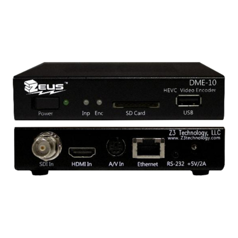 Z3 Technology Z3-DME-10 User instructions
