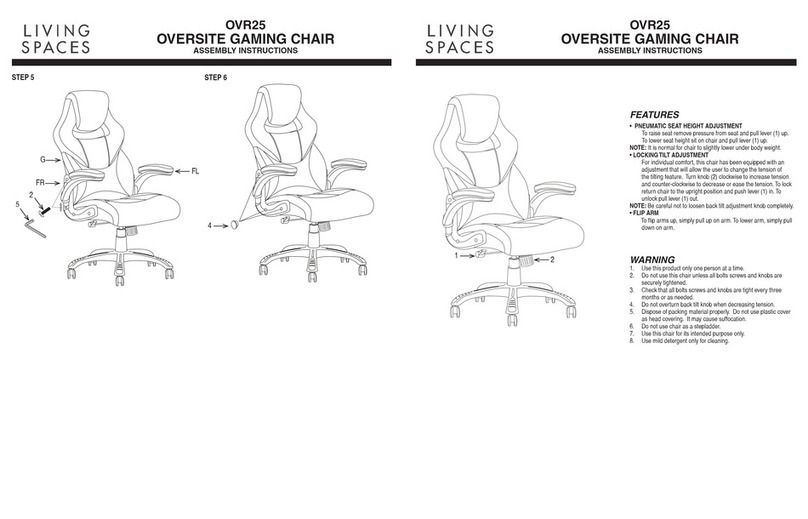 Living Spaces OVR25 User manual Living Spaces OVR25 User manual