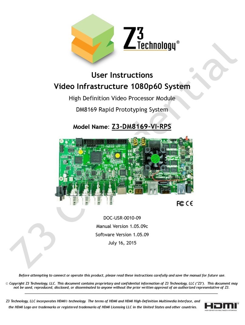 Z3 Technology Z3-DM8169-VI-RPS User manual