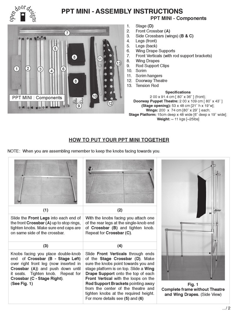 OPEN DOOR DESIGN PPT MINI User manual