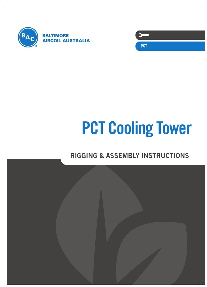 BAC PCT Cooling Tower User manual