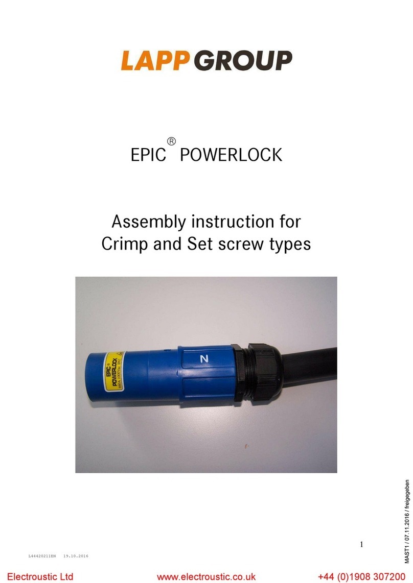 Lapp Group EPIC POWERLOCK Assembly instruction