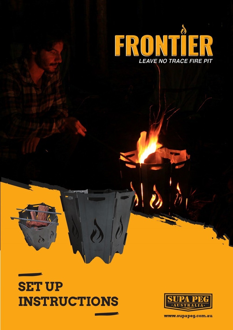 SUPA PEG FRONTIER Setup instructions