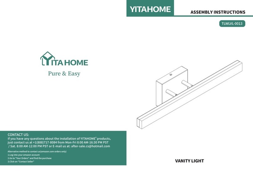 YitaHome TLWLVL-0013 Assembly instructions