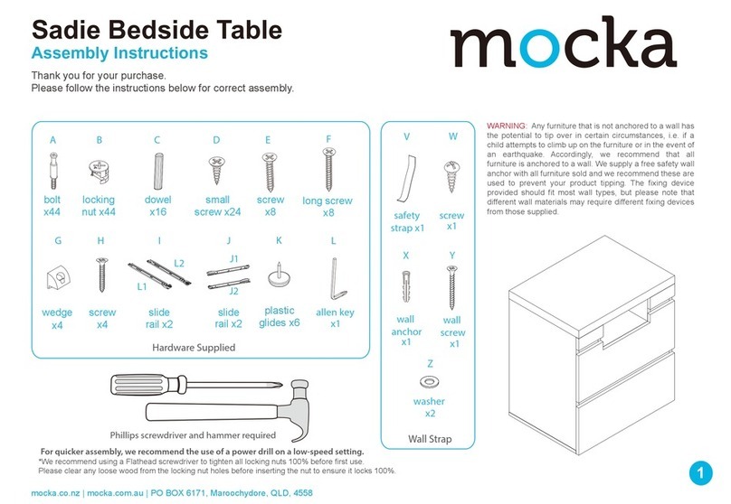Mocka Sadie User manual Mocka Sadie User manual