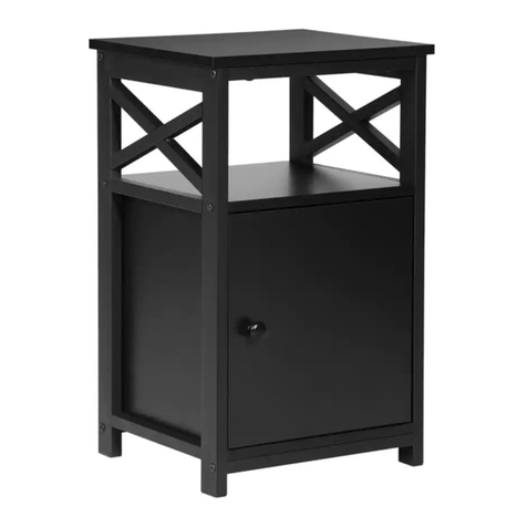 VECELO KHD-DC-NS03-BLK Assembly instructions