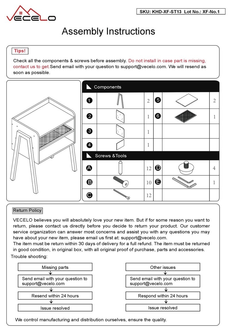 VECELO KHD-XF-ST13 User manual