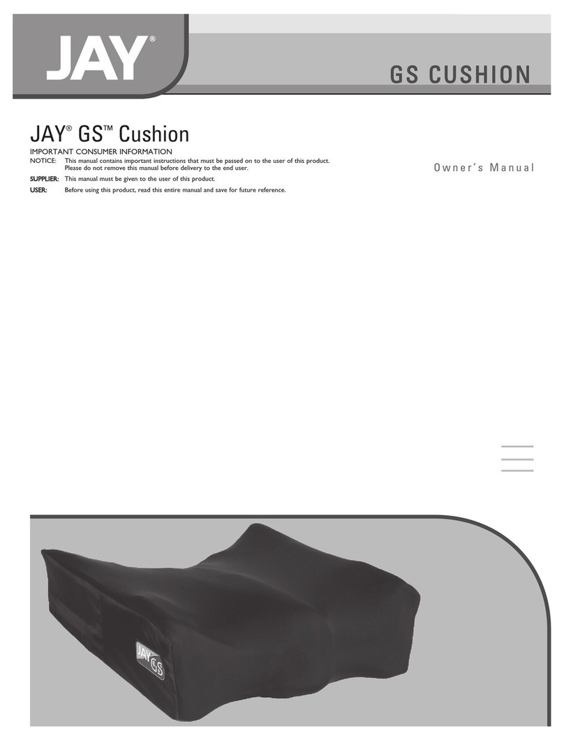 Jay GS CUSHION owner's manual